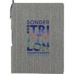 FSC® Mix 6" x 8.5" Bari Notebook with Pen