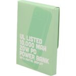 UL Listed 10000 mAh 20W Digital Display PowerBank