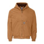 Berne Heartland Washed Duck Hooded Work Jacket