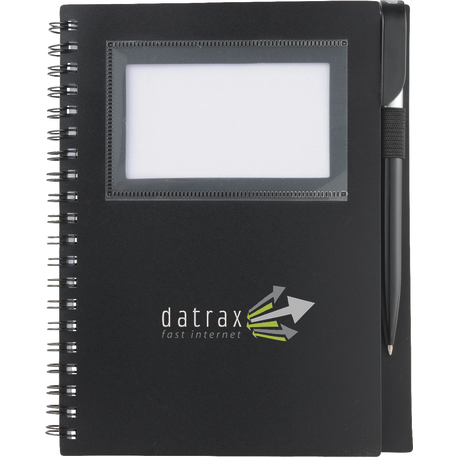 FSC® Mix 5.5" x 7" Star Spiral Notebook with Pen