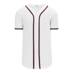 Full Button Baseball Jerseys BA5500-ATL-G01