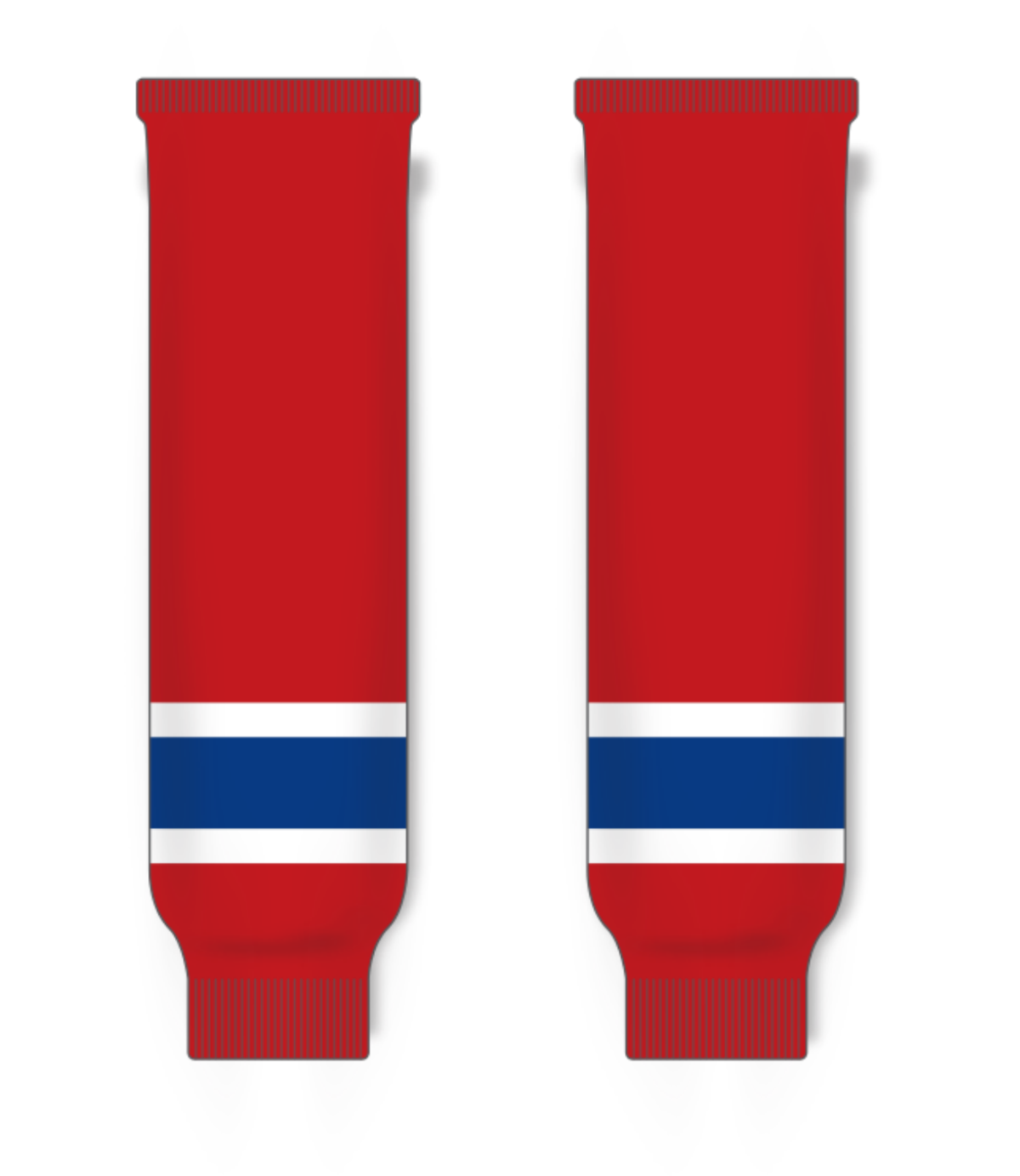Knitted Striped Hockey Socks HS630-G11