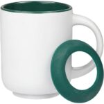 Isaac Ceramic Mug w/ Rubber Bottom 14oz