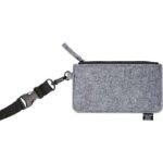 THE GOODS™ Recycled Felt Lanyard Wallet