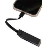 Recycled ABS 2000 mAh Power Bank with Type-C Cable