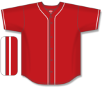 Full Button Baseball Jerseys BA5500-CIN-G01