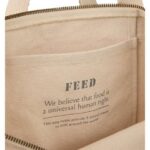 FEED Organic Cotton Zippered Tote