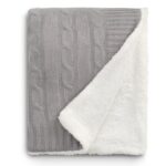 Field & Co.® Cable Knit Sherpa Blanket