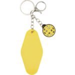 Retro Pickleball Motel Keychain