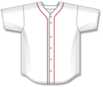 Full Button Baseball Jerseys BA5500-BOS-G01