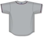 Full Button Baseball Jerseys BA5500-ATL-G01