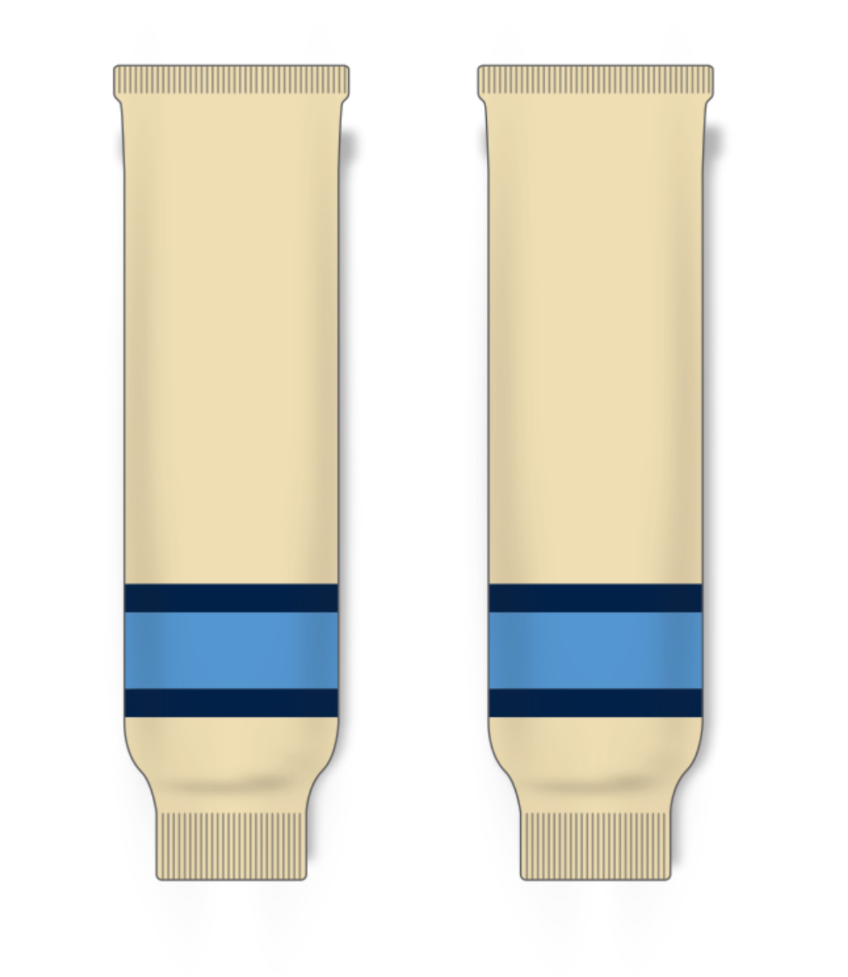 Knitted Striped Hockey Socks HS630-G11