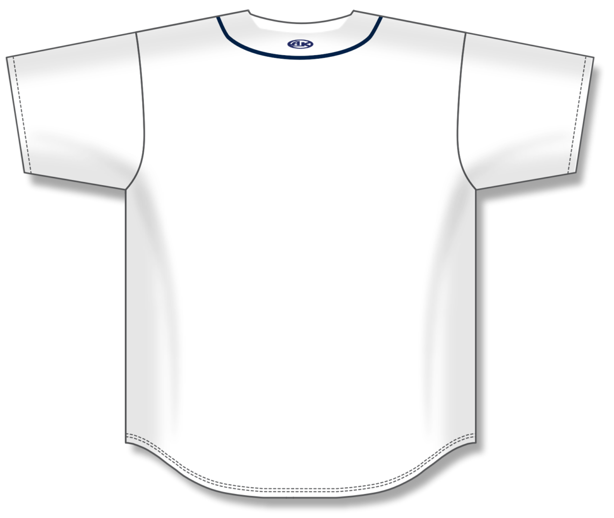 Full Button Baseball Jerseys BA5500-DET-G01