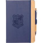 5.5” x 8.5” FSC® Recycled Bamboo Fiber PU Journal