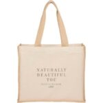 Sol Recycled Cotton & Jute Shopper Tote