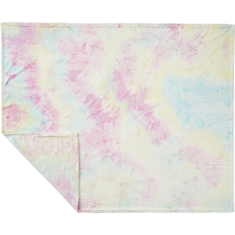 Tie Dye Flannel Fleece Blanket