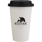 I'm Not a Paper Cup 10oz Ceramic Tumbler w/ Lid