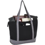 Repose 10oz Recycled Cotton Zippered Tote