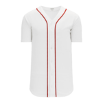 Full Button Baseball Jerseys BA5500-BOS-G01