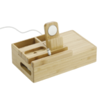 Bamboo Fast Wirelsss Charging Dock Station