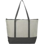 Repose 10oz Recycled Cotton Zippered Tote