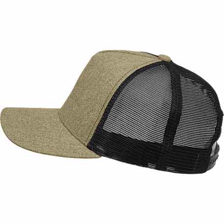 Recycled Cotton Canvas 5 Panel Mesh Back Ballcap