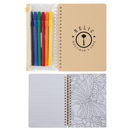 5" x 7" FSC® Mix Doodle Notebook with Markers?