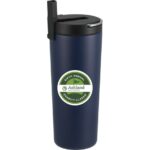 Thor Copper Insulated Tumbler 24oz Flip Straw Lid