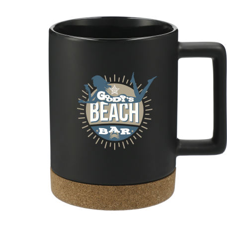 Bates 15oz Ceramic Mug w/ Cork Base