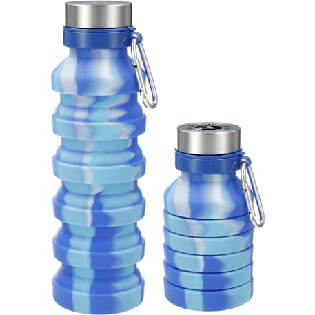 Zigoo Silicone Collapsible Bottle 18oz - Tie Dye
