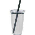 Anna Recycled Acrylic Tumbler w/ Straw 15oz