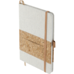 FSC® Mix 5.5" x 8.5" Recycled Cotton Cork Notebook