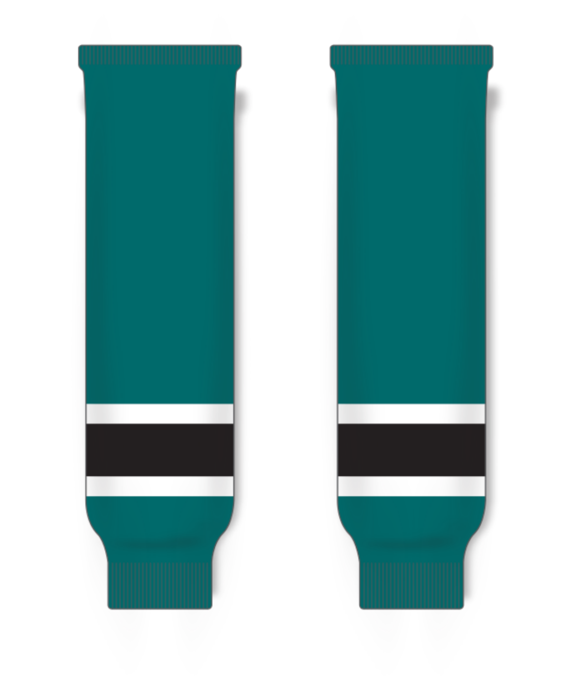 Knitted Striped Hockey Socks HS630-G11