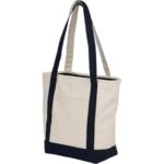 Recycled 12oz Zip Top Canvas Tote
