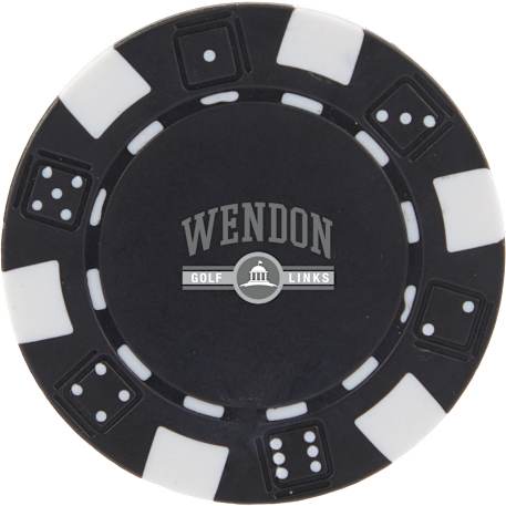 Recycled Poker Chip Ball Marker