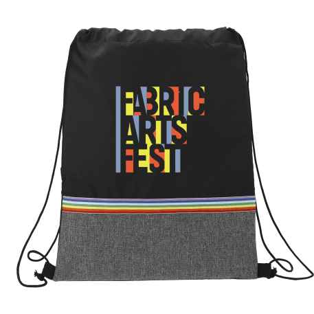 Rainbow RPET Drawstring Bag