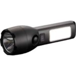 Solar Powered Rechargeable COB Flashlight