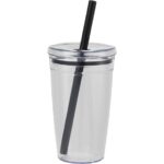 Anna Recycled Acrylic Tumbler w/ Straw 15oz