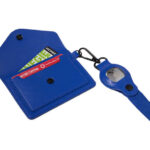 Recycled Wrist Lanyard with Card Holder