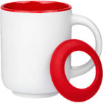 Isaac Ceramic Mug w/ Rubber Bottom 14oz