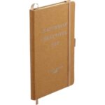 FSC® Mix 5.5" x 8.5" Recycled Leather Bound Journa