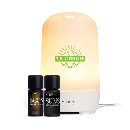 Vitruvi Glow Diffuser and Essential Oil Bundle Set