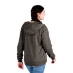 Berne Heritage Grid Fleece-Lined Zip Sweatshirt - Women's