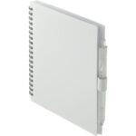 FSC® Recycled 5.5” x 7” Spiral Notebook w/ RPET Pe