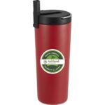 Thor Copper Insulated Tumbler 24oz Flip Straw Lid