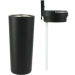 Thor Copper Insulated Tumbler 24oz Flip Straw Lid