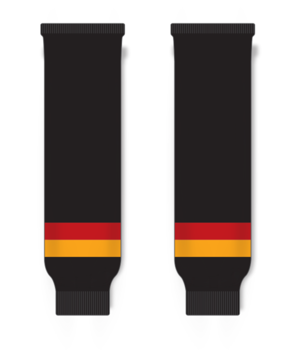 Knitted Striped Hockey Socks HS630-G218