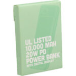 UL Listed 10000 mAh 20W Digital Display PowerBank