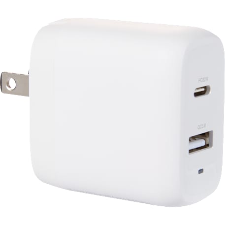 UL Listed 20W Dual USB A and C Wall Charger