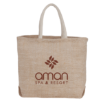 Herringbone Jute Tote